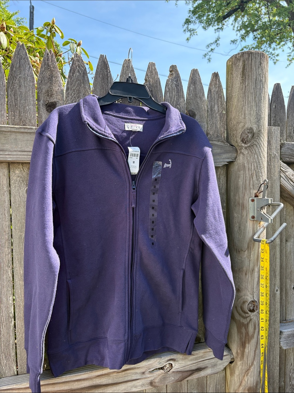 Cuffy’s medium FZ navy sweatshirt! NWT!